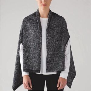 Lululemon Vinyasa Workout Yoga Wrap Scarf In SJRL/BLK Abstract Black NWT